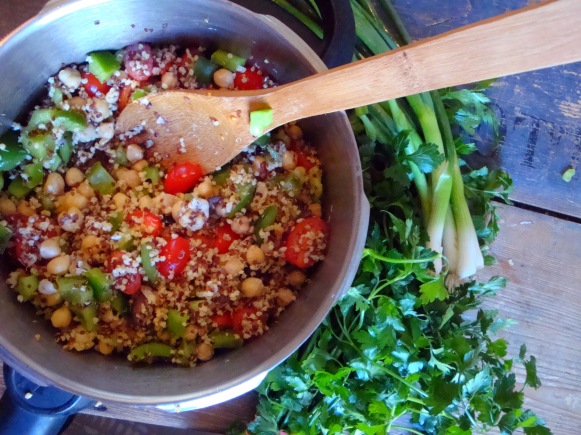 lemony quinoa-millet salad // batch-22