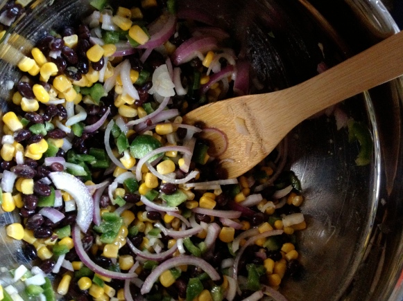 black bean and corn salad // batch-22