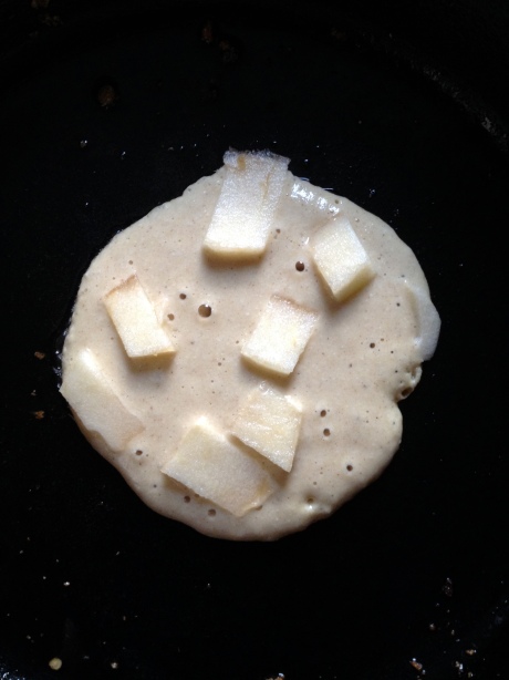 cornmeal-apple pancakes // batch-22